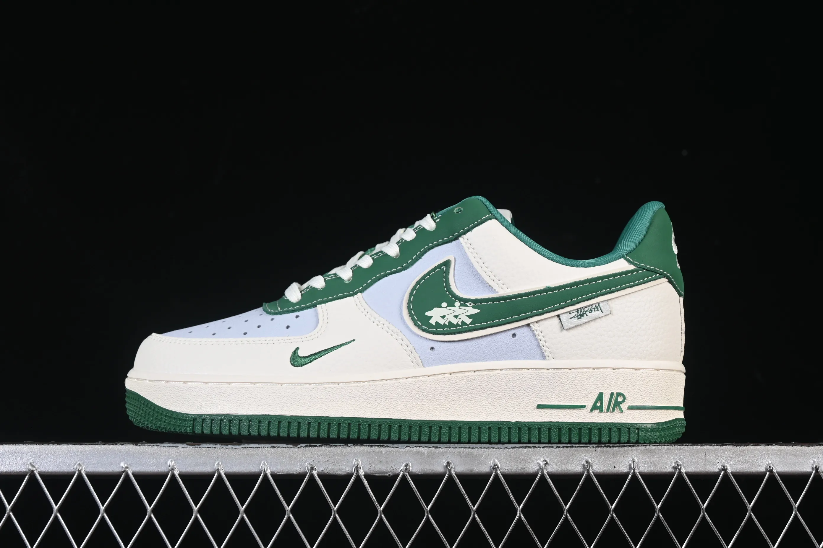 All categories Nk Air Force 1 Air Force series Nk Air Force 1 Low Air Force low-top Nike Air Force 1'07 Low Stusi co-branded beige and green hook Air Force 1 low-top casual sneakers DD1982-305